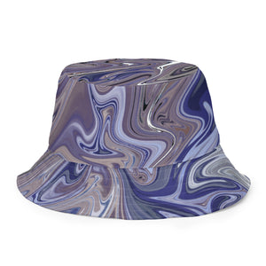 Berry Blues Reversible Bucket Hat