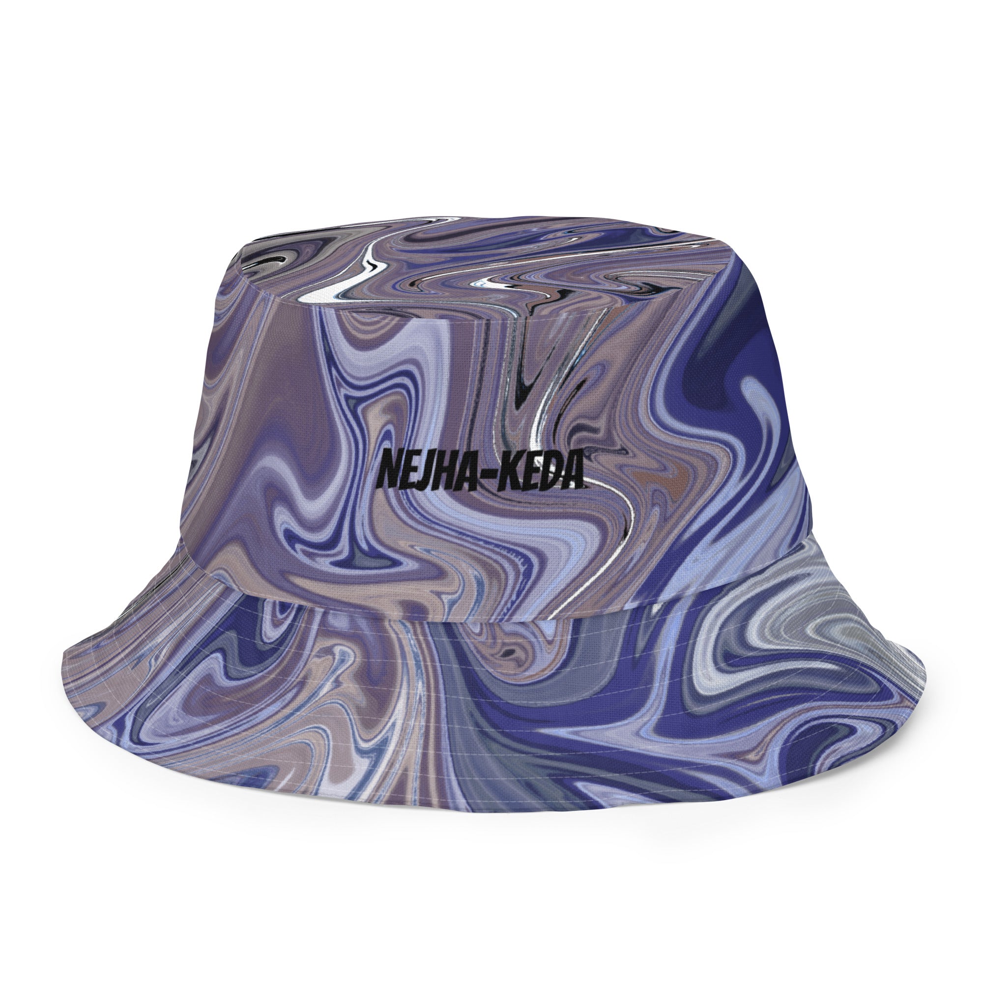 Berry Blues Reversible Bucket Hat