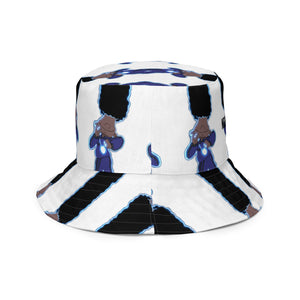 Berry Blues Reversible Bucket Hat