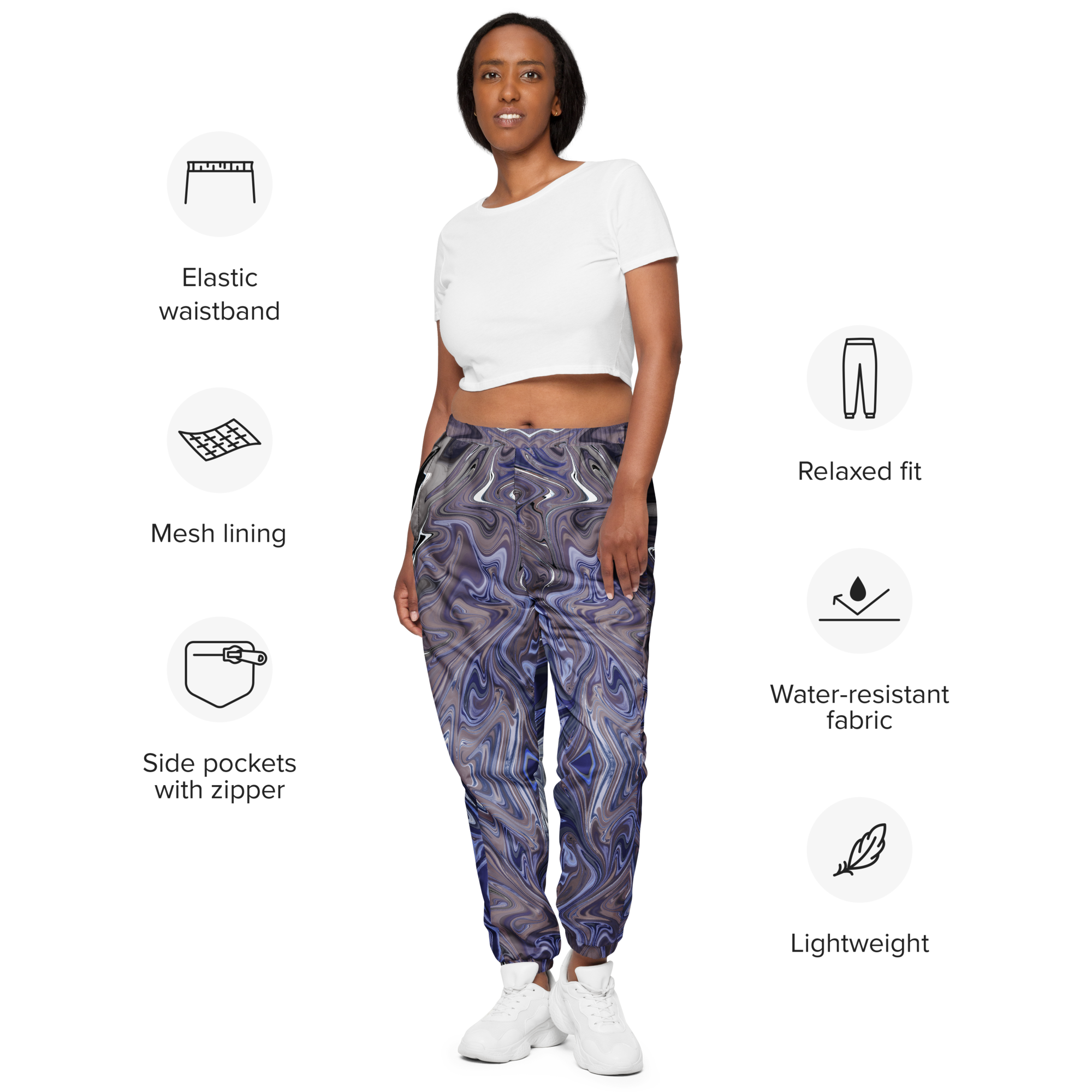 Berry Blues Unisex Track Pants