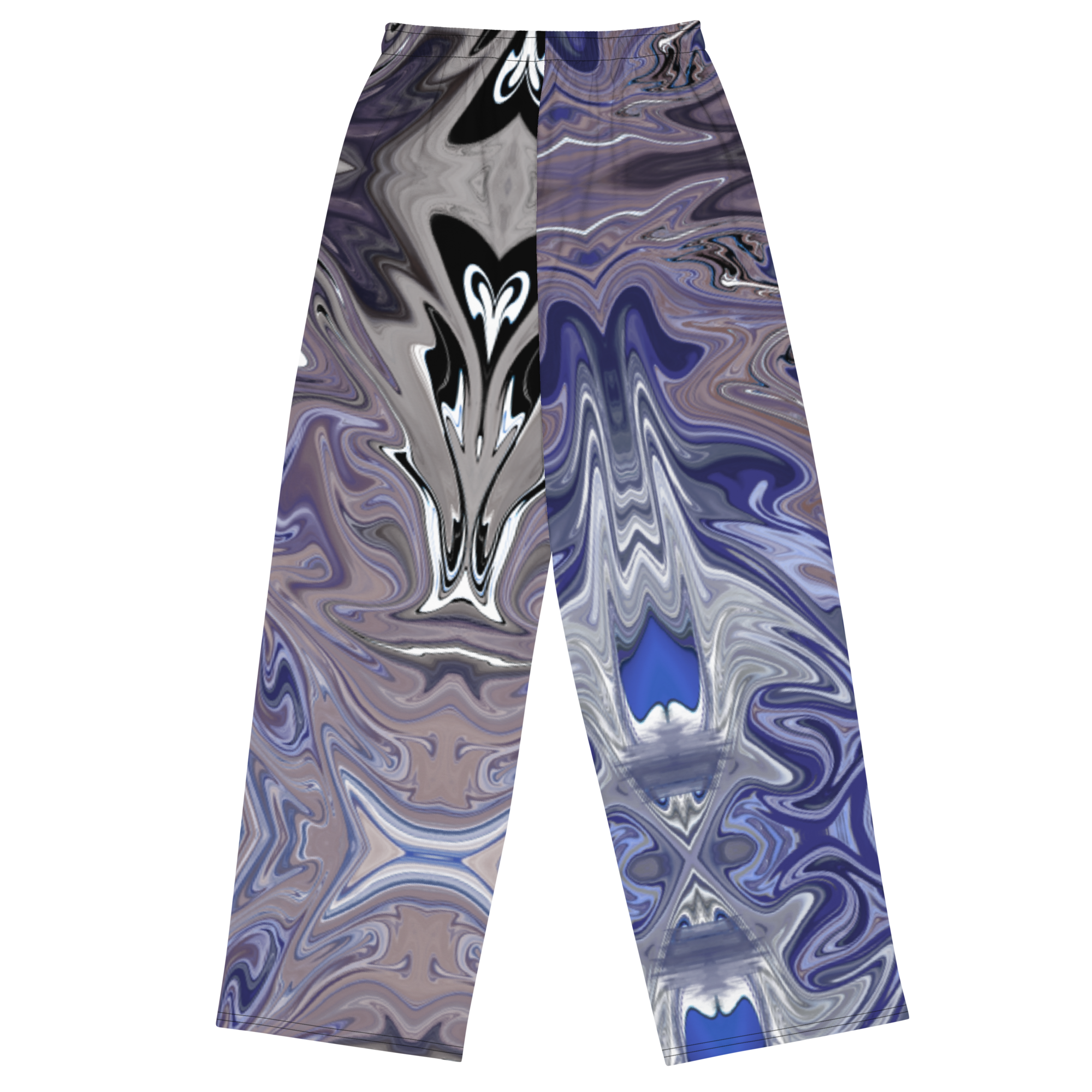 Berry Blues All-Over Print Unisex Wide-Leg Pants