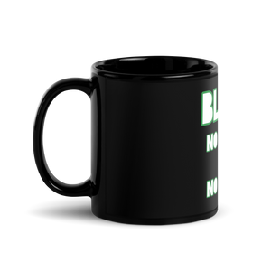 100% Black Glossy Mug