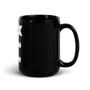 100% Black Glossy Mug