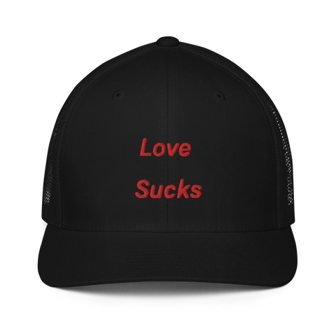 Love Sucks Closed-Back Trucker Cap