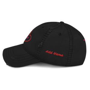 Personalized Valentine's Distressed Dad Hat