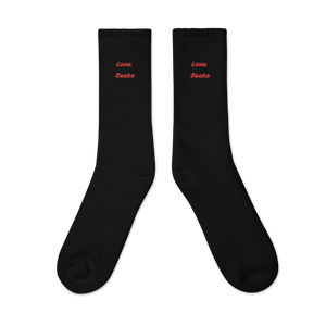 Love Sucks Embroidered Socks