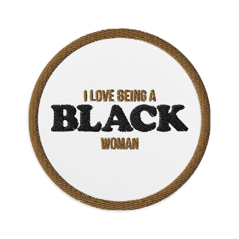 Love Black Women Embroidered patches