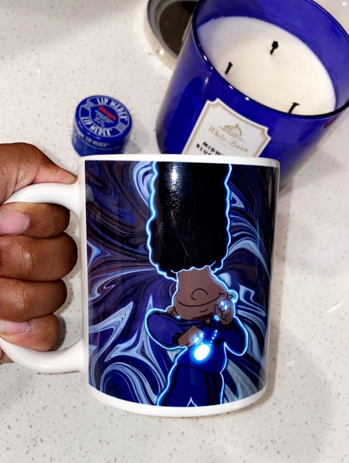 Berry Blues Glossy Mug