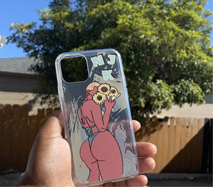 Big Booty Bald Belle iPhone Case