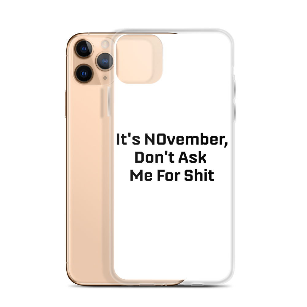 NOvember iPhone Case
