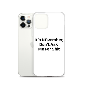 NOvember iPhone Case