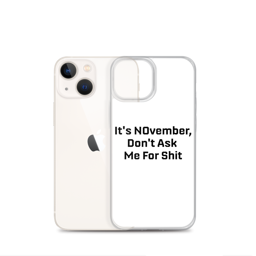 NOvember iPhone Case