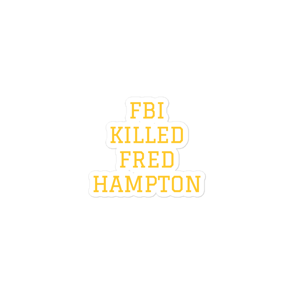 Fred Hampton Bubble-Free Stickers