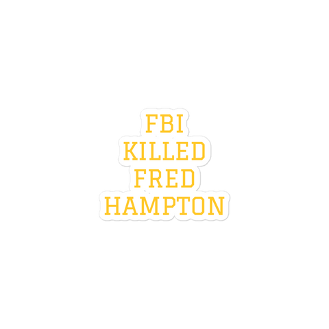 Fred Hampton Bubble-Free Stickers