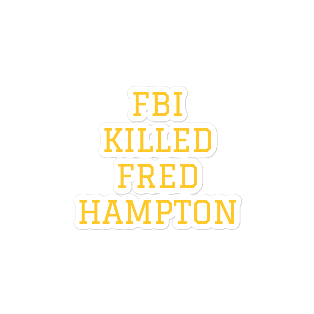 Fred Hampton Bubble-Free Stickers