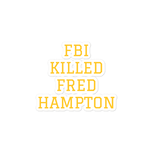 Fred Hampton Bubble-Free Stickers