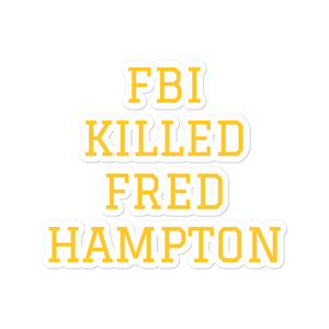 Fred Hampton Bubble-Free Stickers