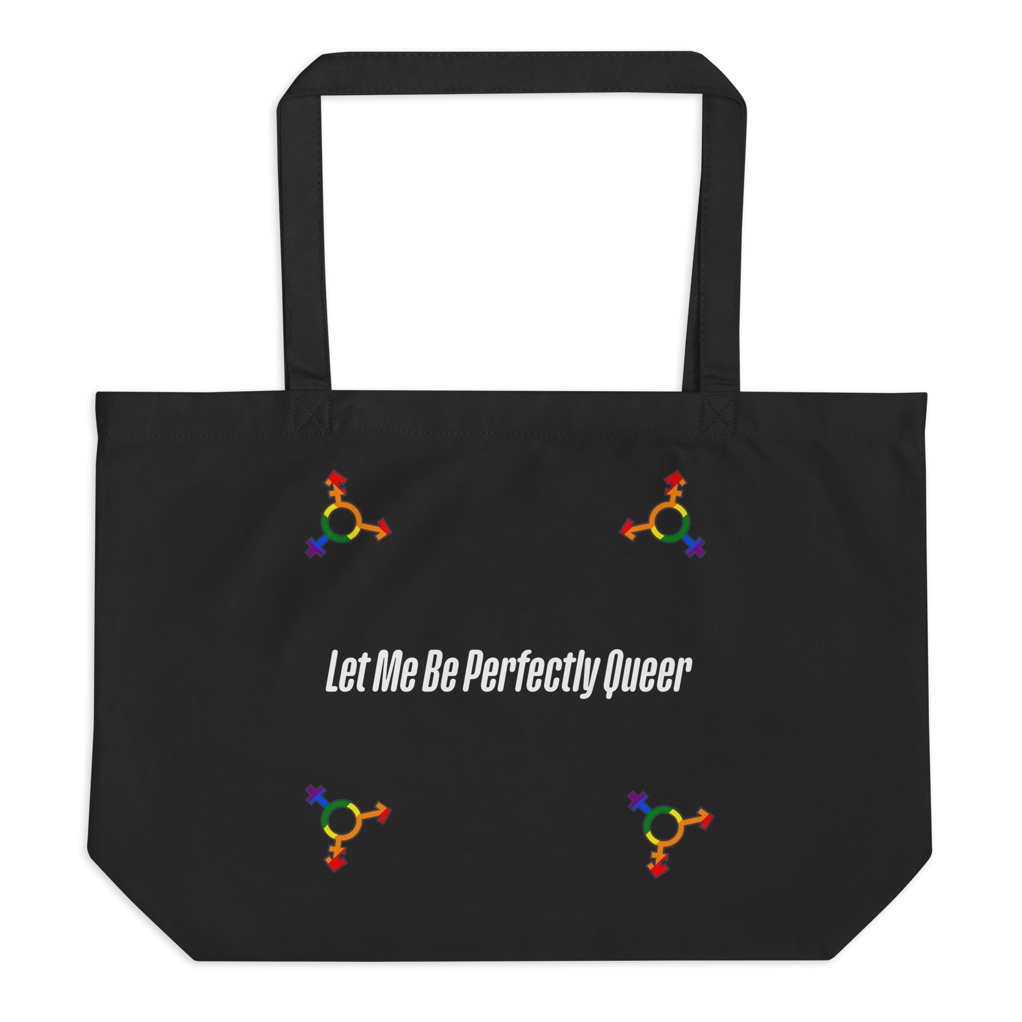 Queers Large Organic Tote Bag