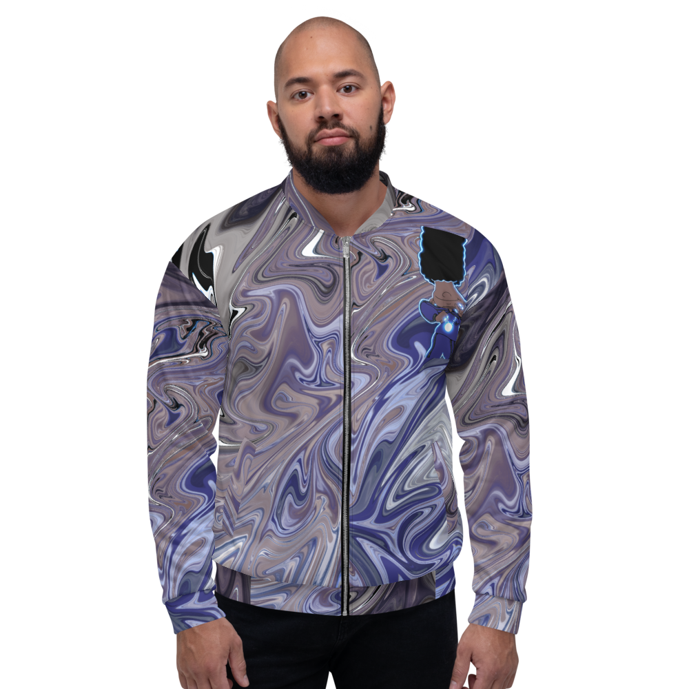 Berry Blues Unisex Bomber Jacket