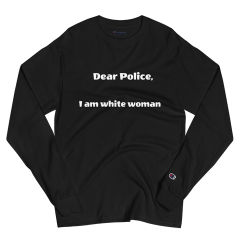 Dear Police Men's Champion Long Sleeve Shirt