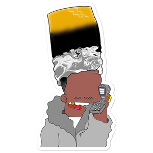 Silvah Surfah Bart Bubble-Free Stickers