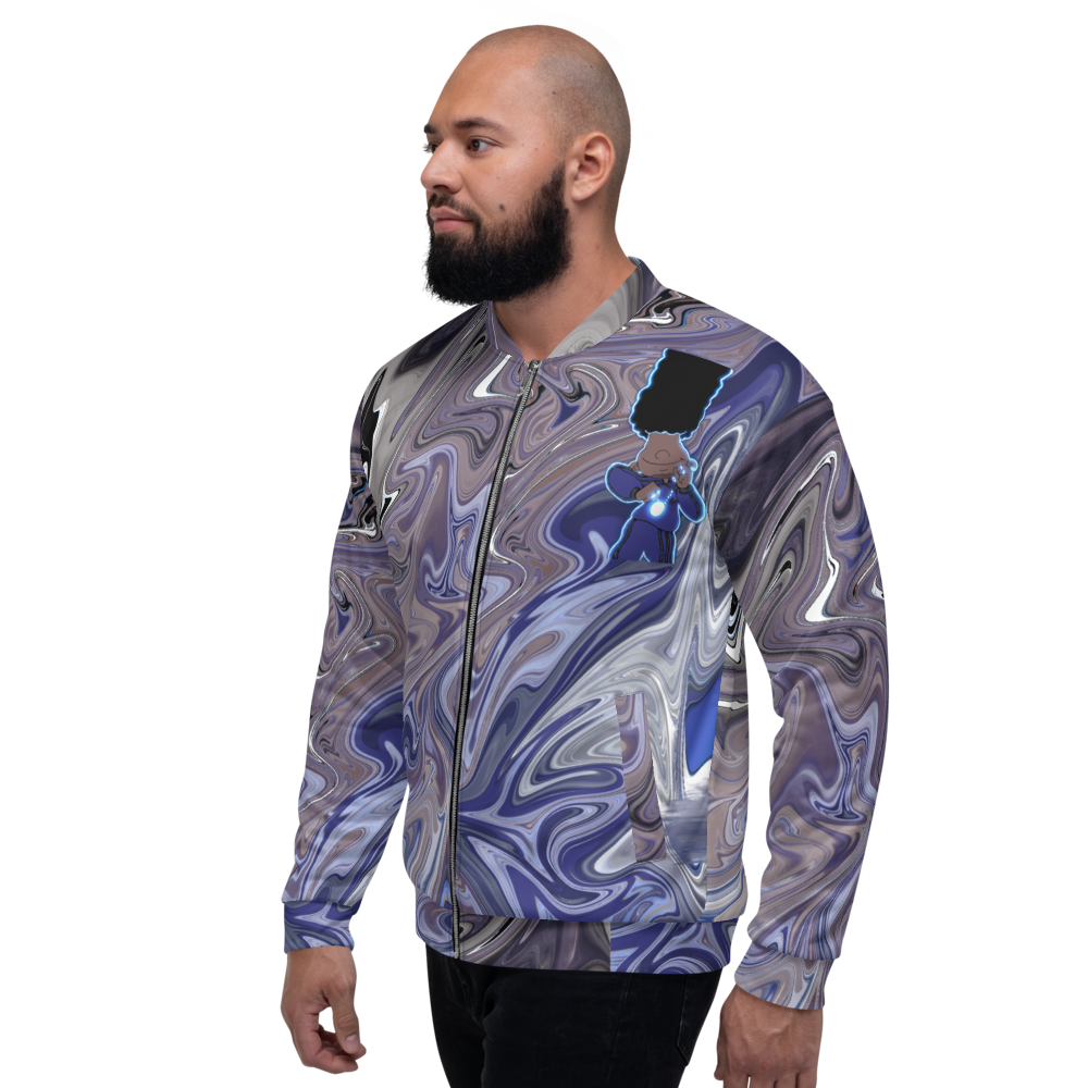 Berry Blues Unisex Bomber Jacket