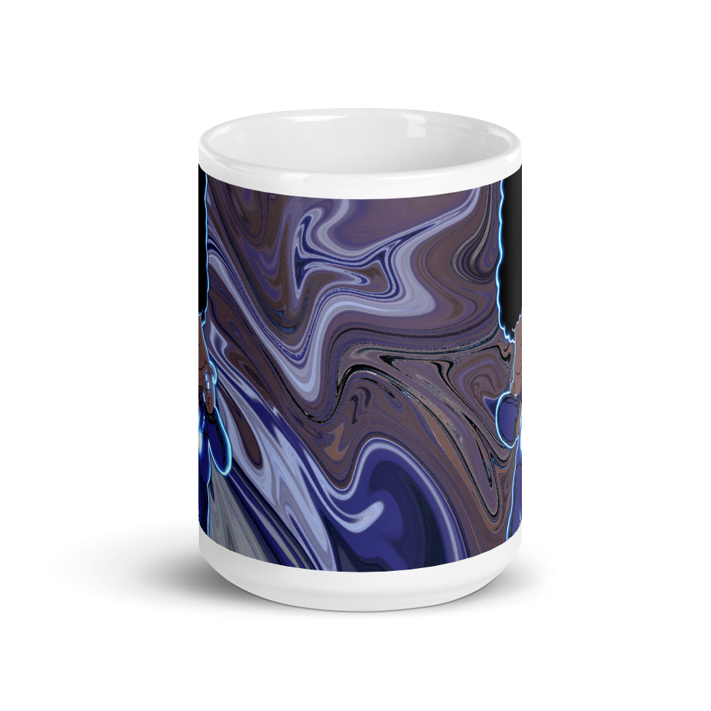 Berry Blues Glossy Mug