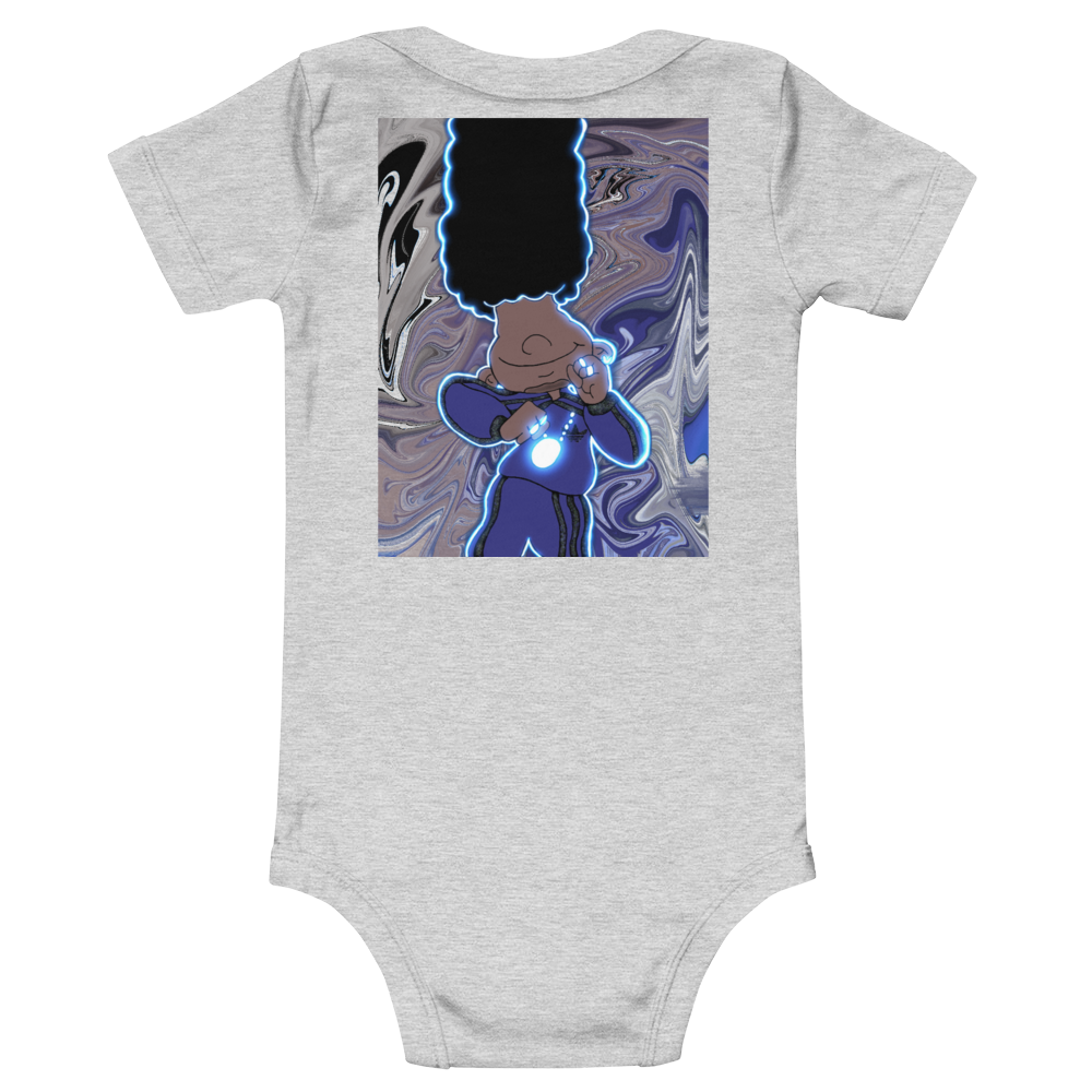 Berry Blues Baby Onesie Short Sleeve Shirt