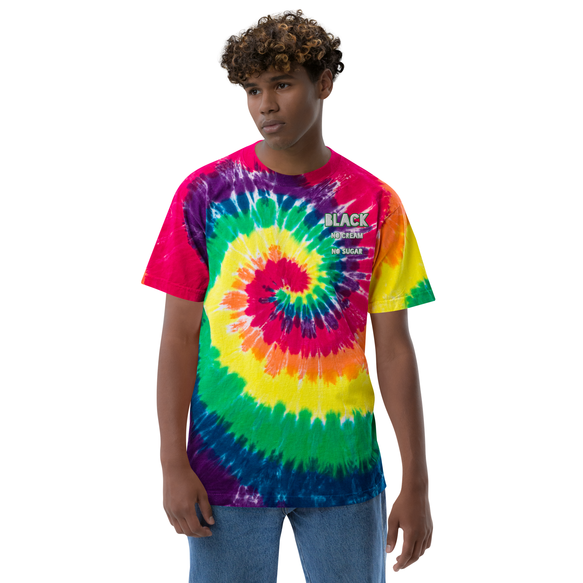 100% Oversized Tie-Dye T-Shirt