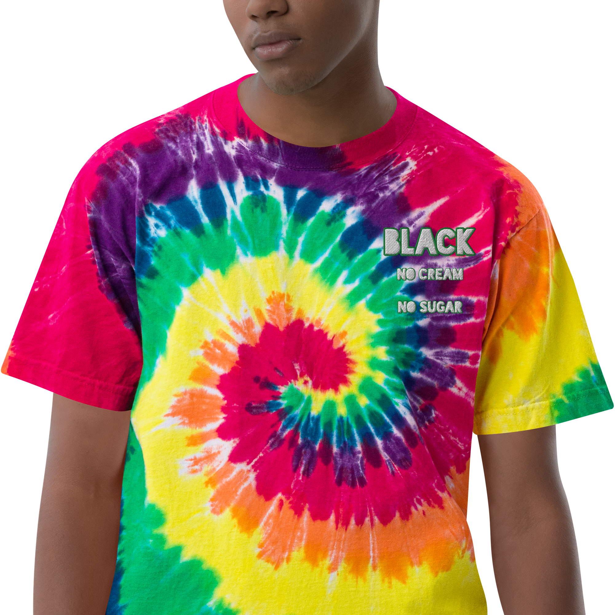 100% Oversized Tie-Dye T-Shirt