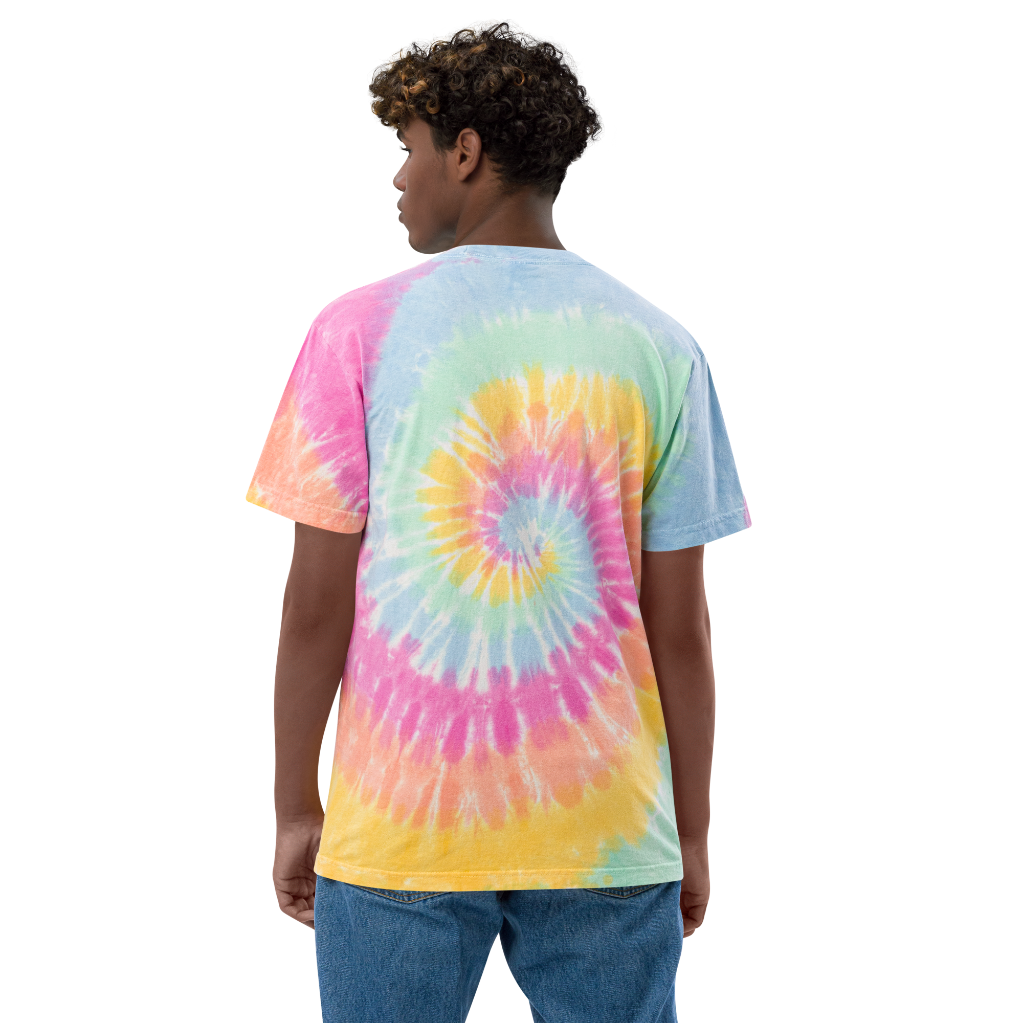 100% Oversized Tie-Dye T-Shirt