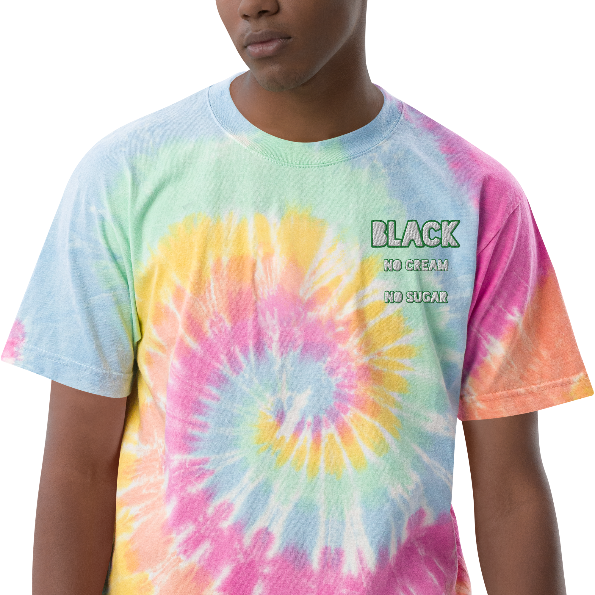 100% Oversized Tie-Dye T-Shirt