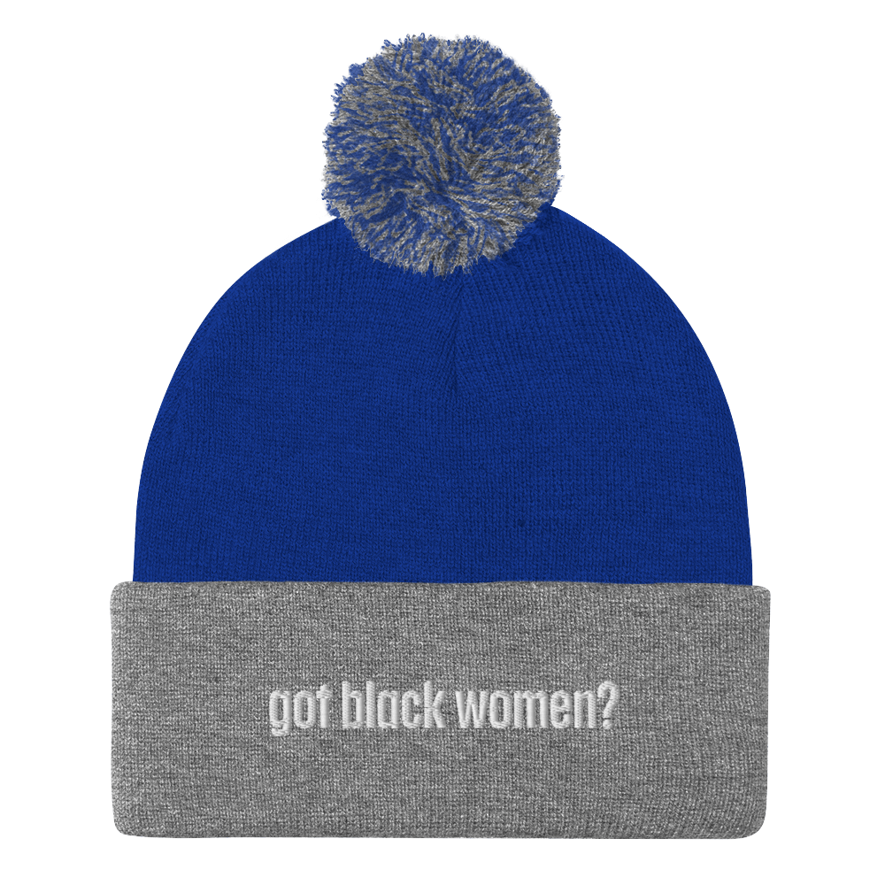 Got Black Women Pom-Pom Beanie