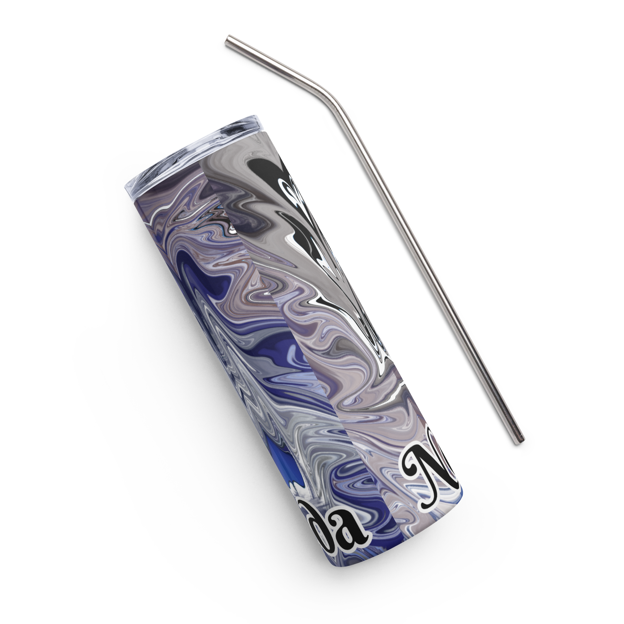 Berry Blues Stainless Steel Tumbler