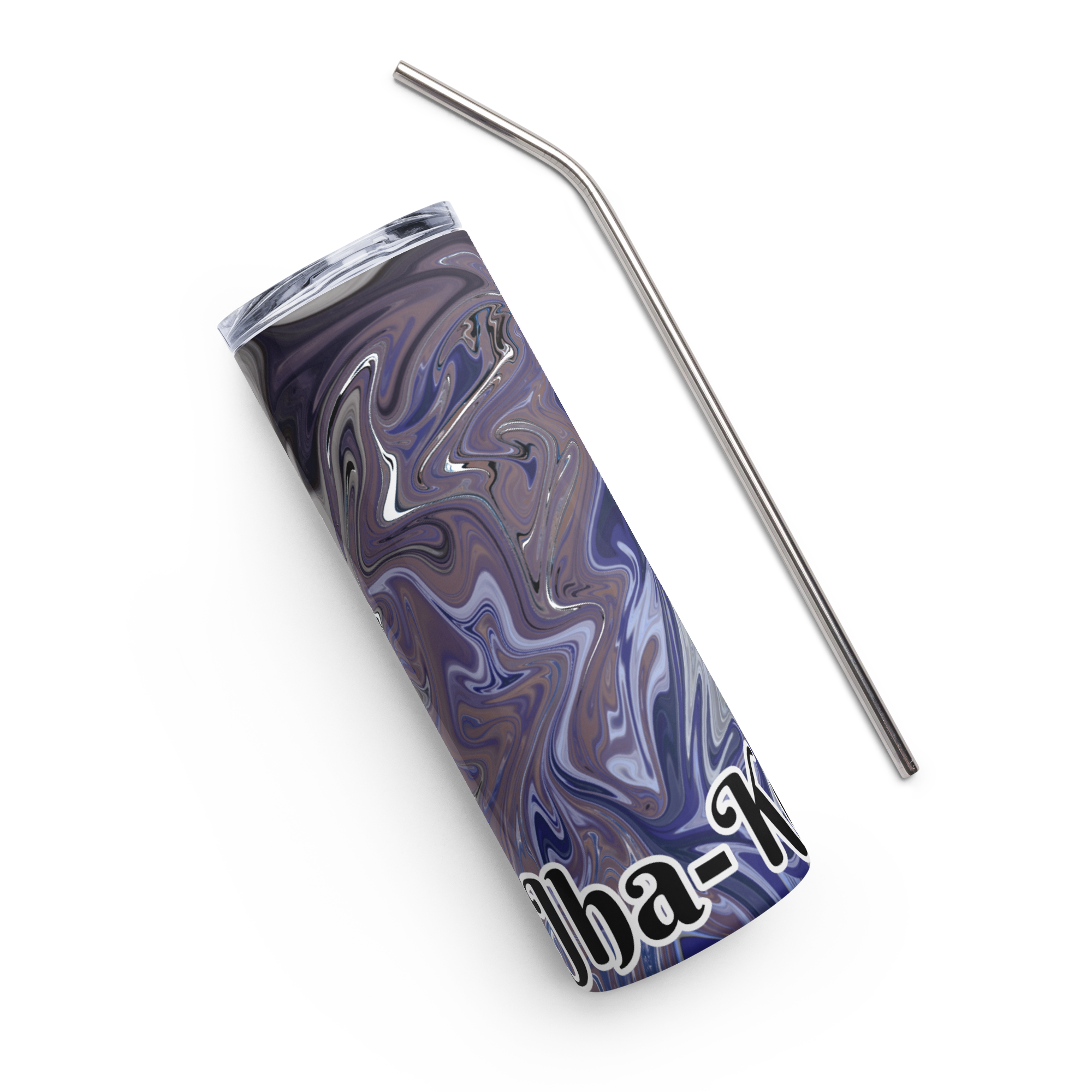 Berry Blues Stainless Steel Tumbler