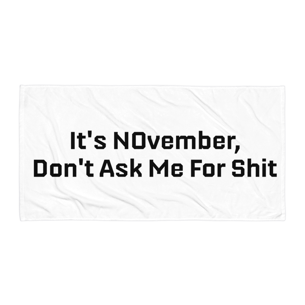 NOvember Towel
