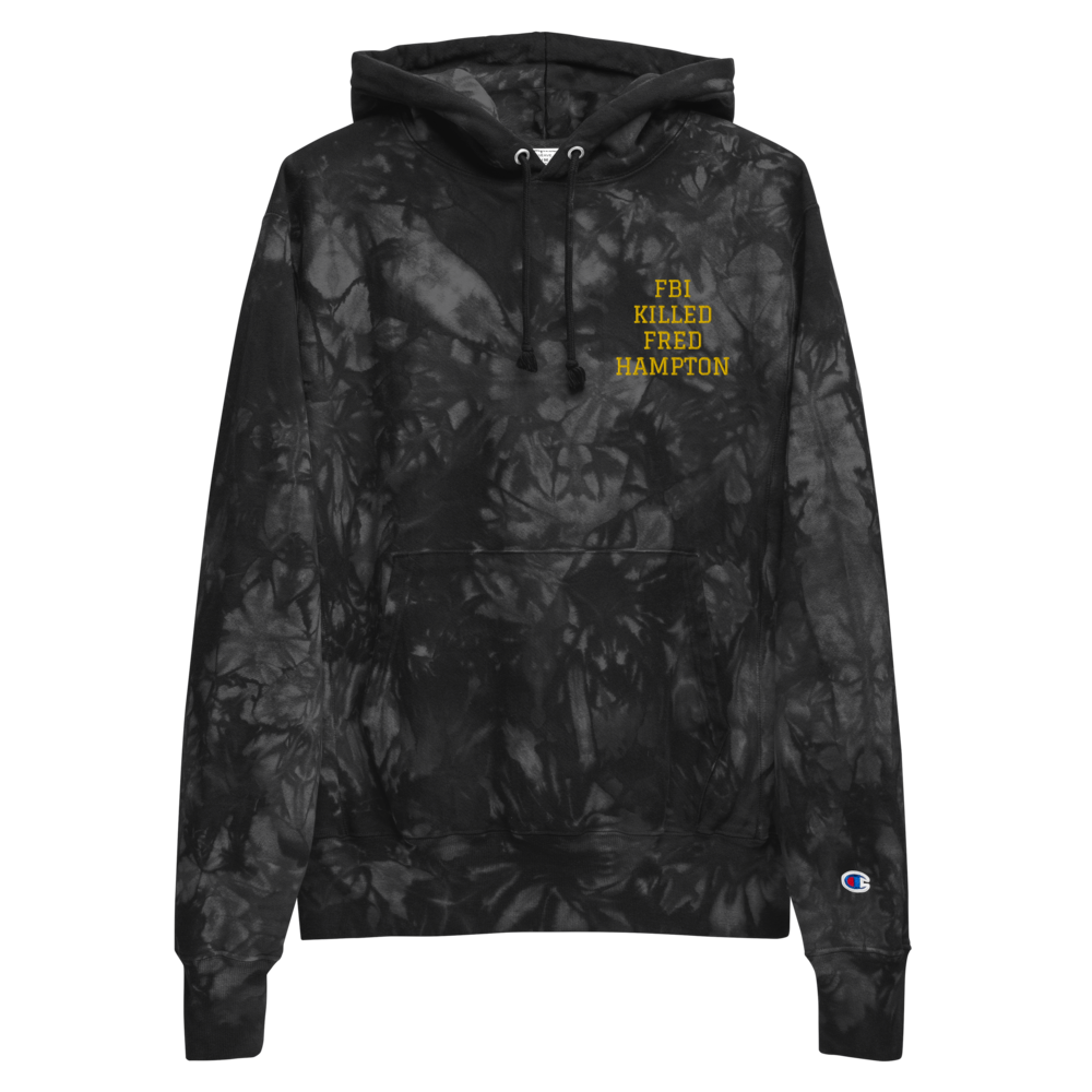 Fred Hampton Unisex Champion tie-dye hoodie