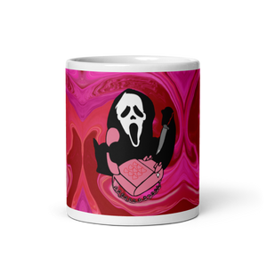 Scream Love White Glossy Mug