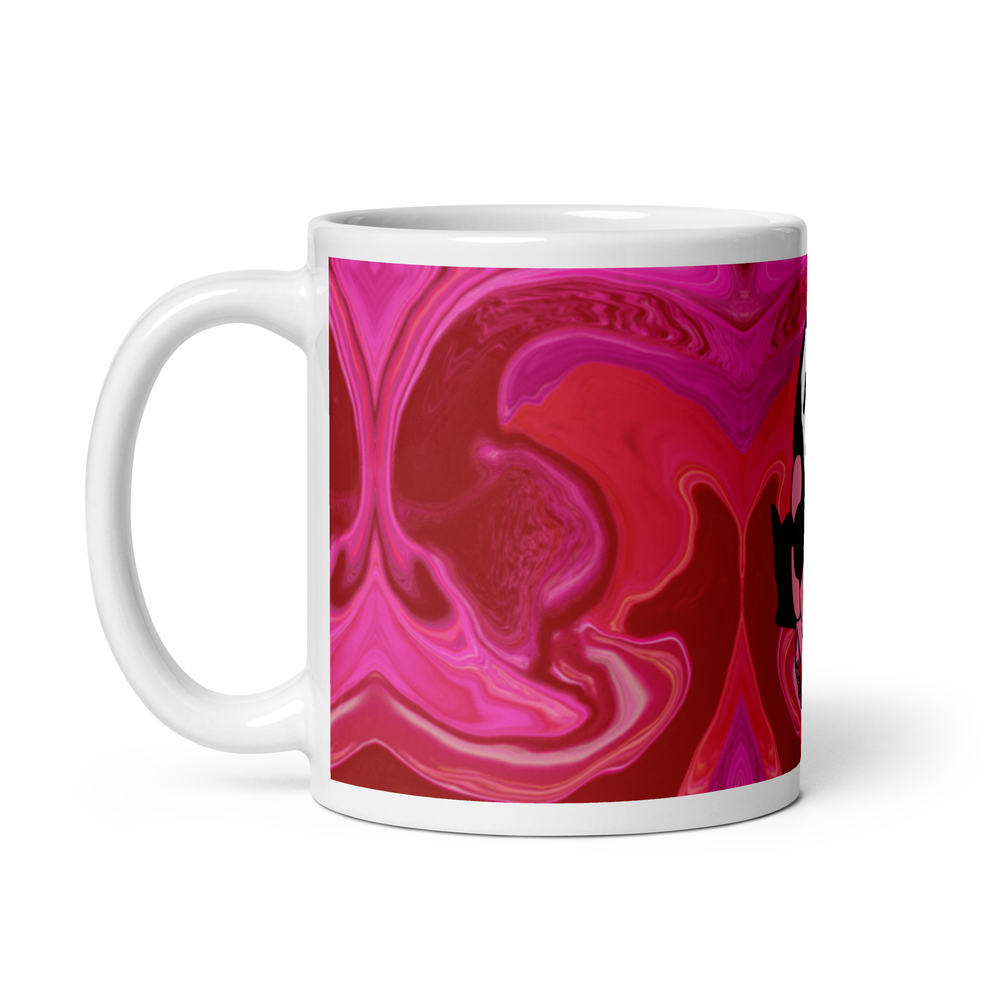 Scream Love White Glossy Mug