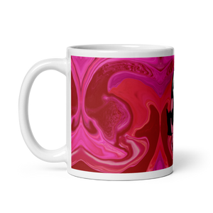 Scream Love White Glossy Mug