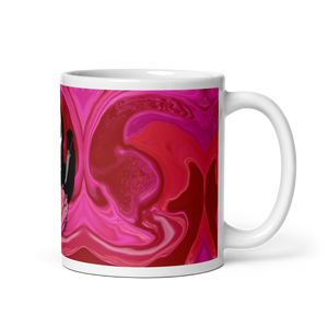 Scream Love White Glossy Mug