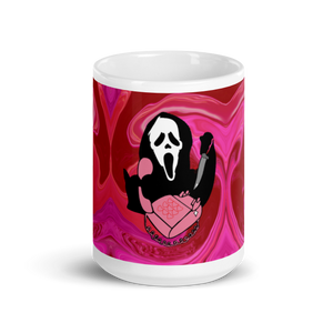 Scream Love White Glossy Mug