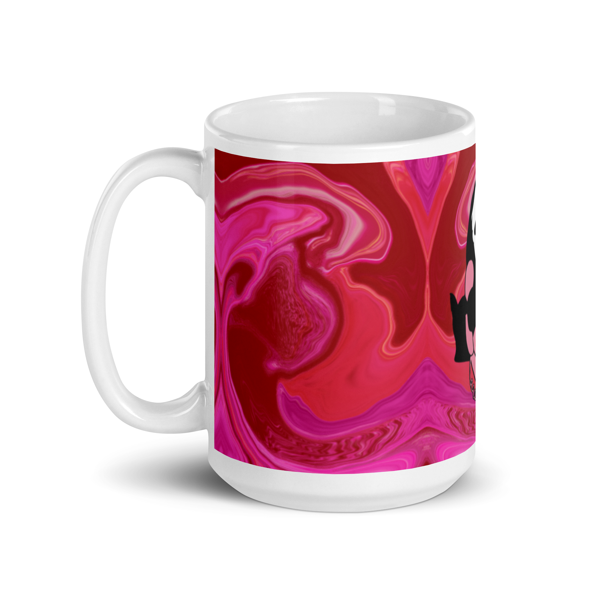 Scream Love White Glossy Mug