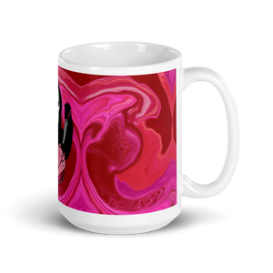 Scream Love White Glossy Mug